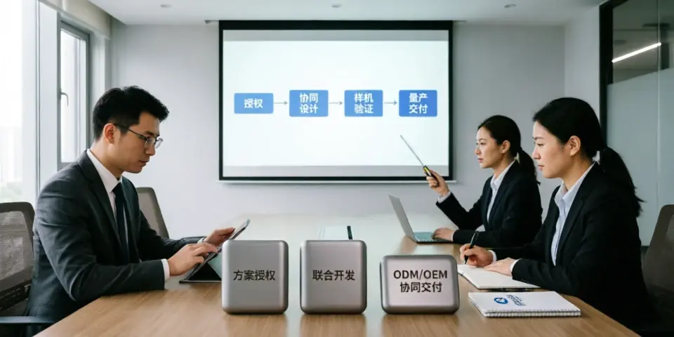 合作流程图展示方案交付边界